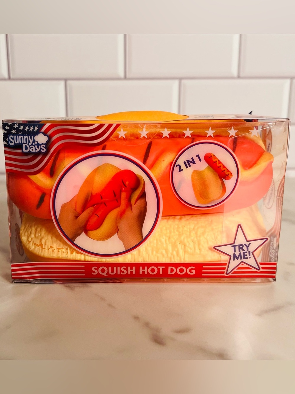 Squeeezy Squishy Hot Dog